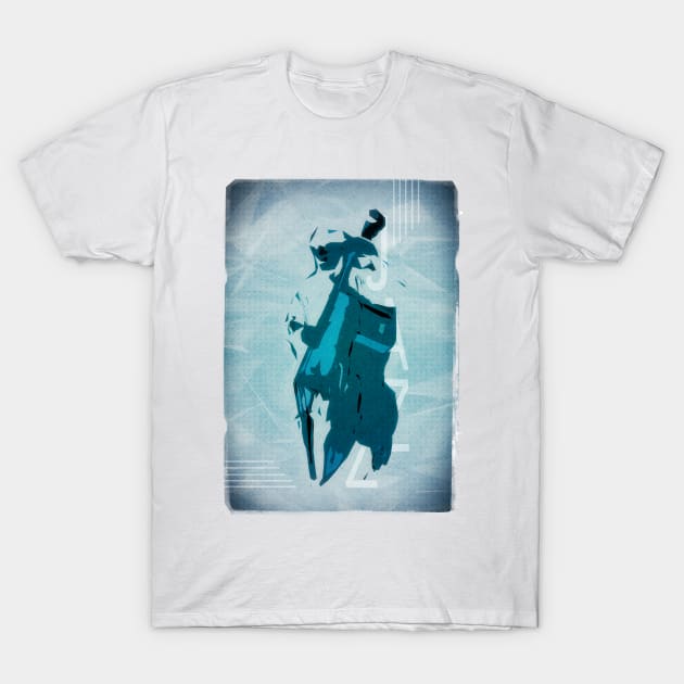 Jazzy Poster T-Shirt by cinema4design